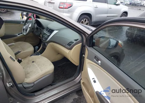 2012 Hyundai Accent Gls z USA, uszkodzony, nr VIN KMHCT4AE6CU038847